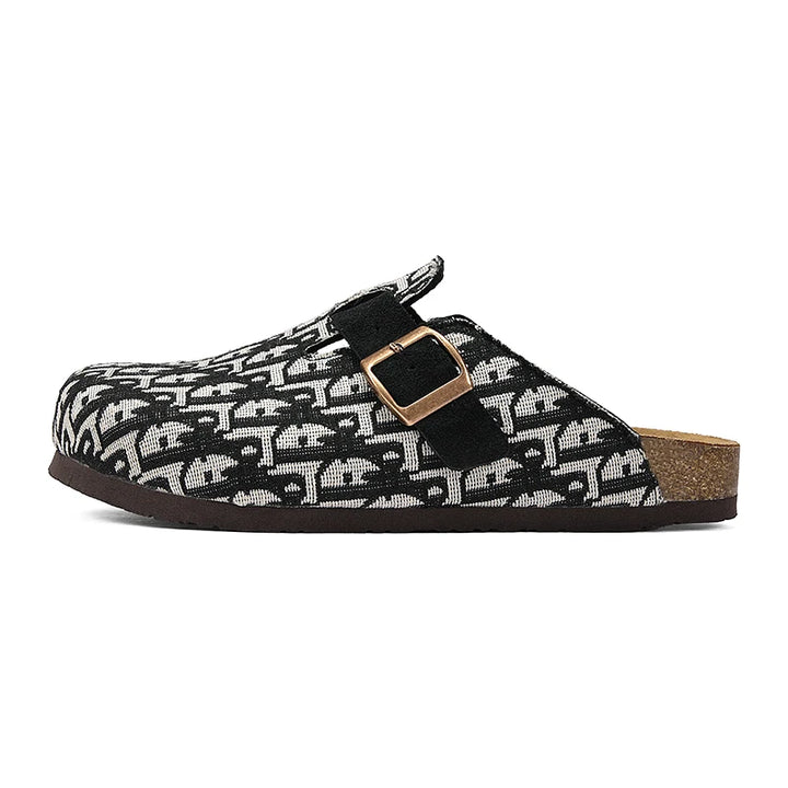Santoro Buckle Mules