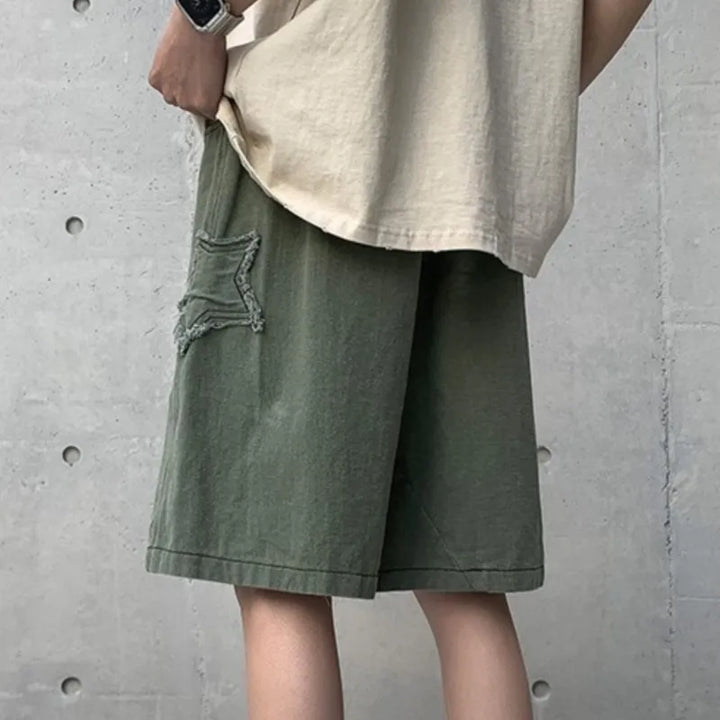 Cosmo Cotton Patchwork Shorts