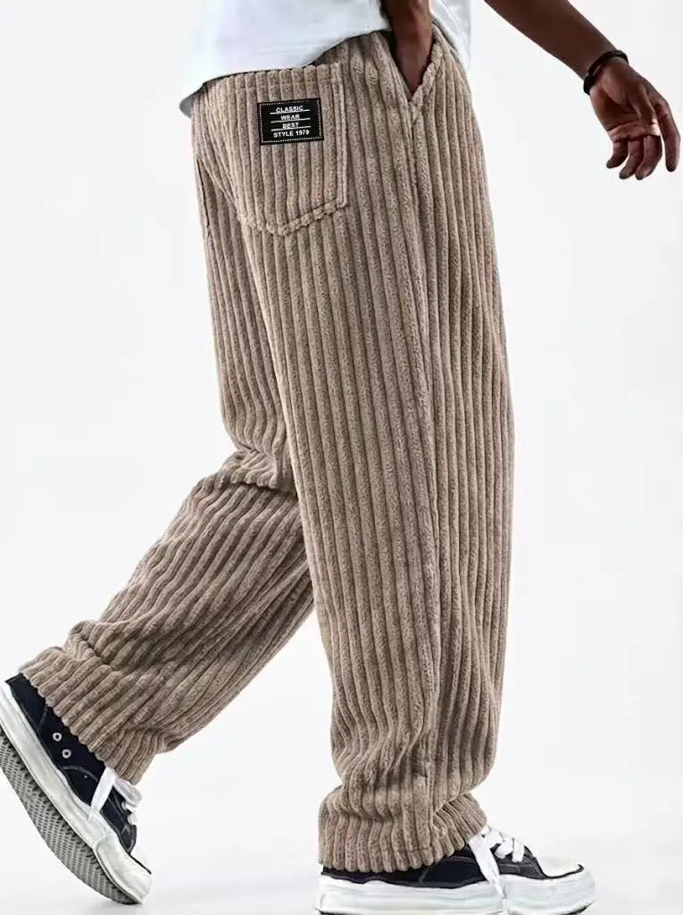 Static Line Corduroy Trousers