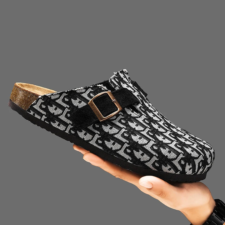 Santoro Buckle Mules