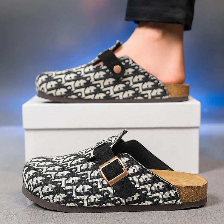 Santoro Buckle Mules