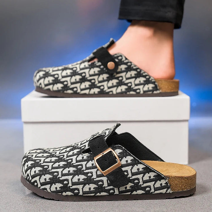 Santoro Buckle Mules