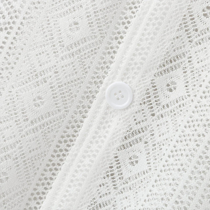 90s Summer Nights Mesh Button Down