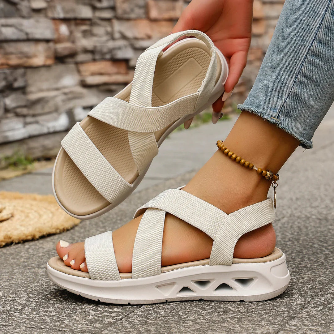 Voyageuse Cross-Strap Athletic Sandals