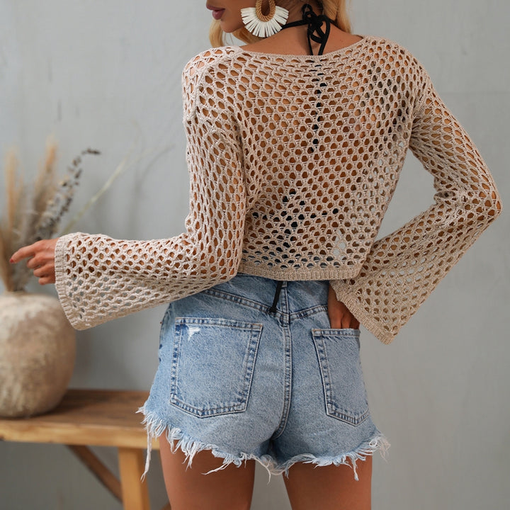 Golden Hour Mesh Top