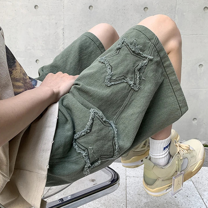 Cosmo Cotton Patchwork Shorts