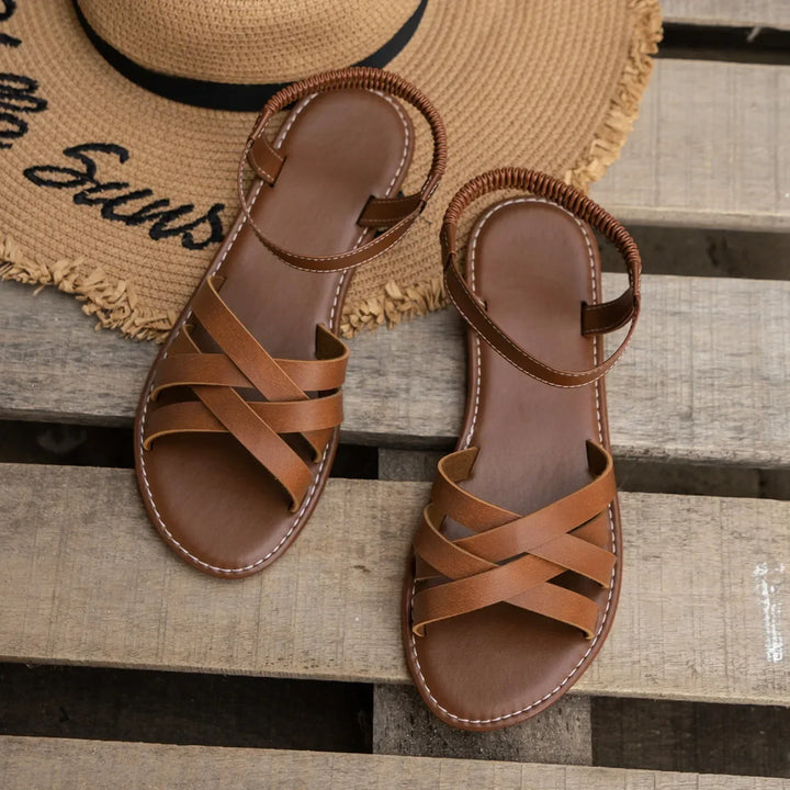 Imperial Portia Strappy Leather Sandals