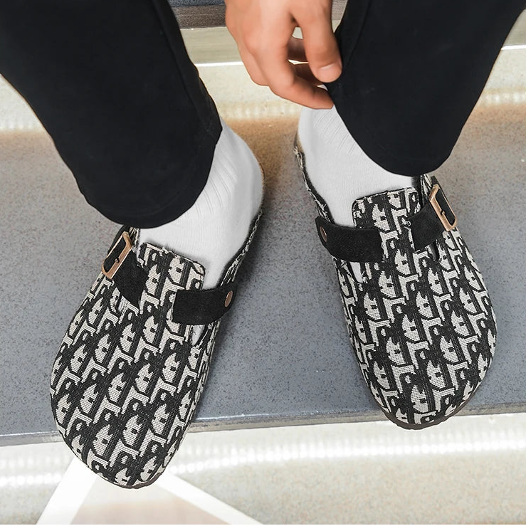 Santoro Buckle Mules