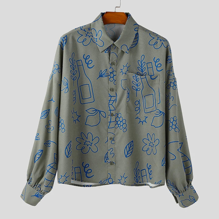 Autumn Cotton Button-Down