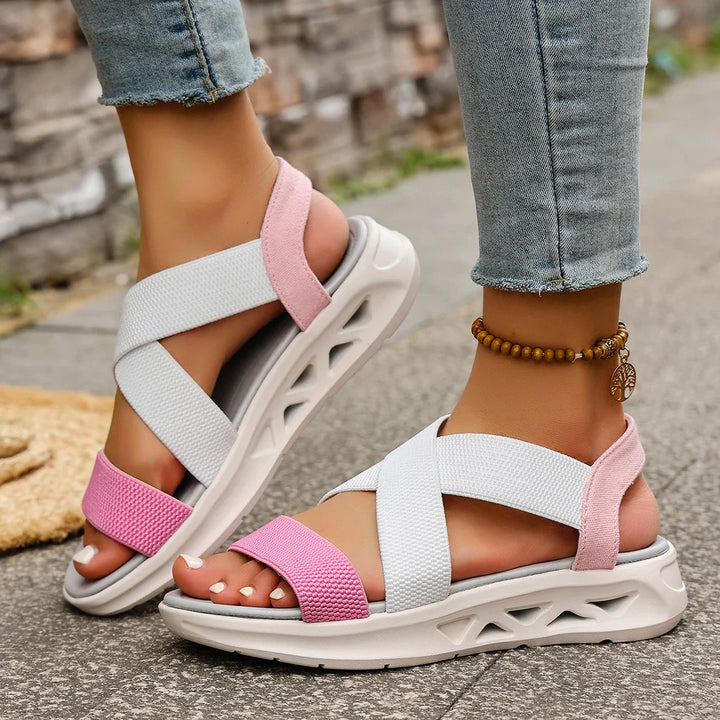 Voyageuse Cross-Strap Athletic Sandals