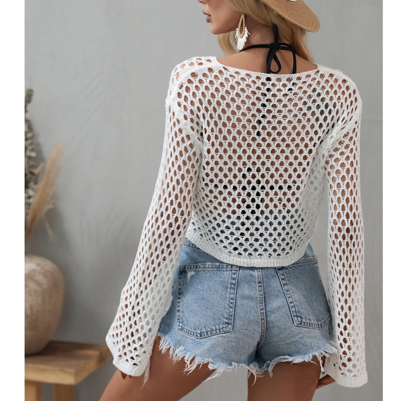 Golden Hour Mesh Top