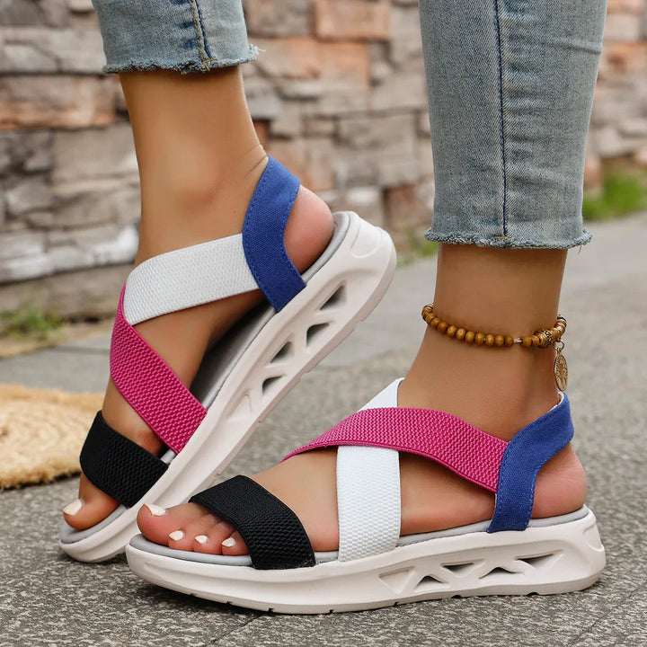 Voyageuse Cross-Strap Athletic Sandals
