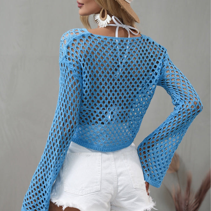 Golden Hour Mesh Top