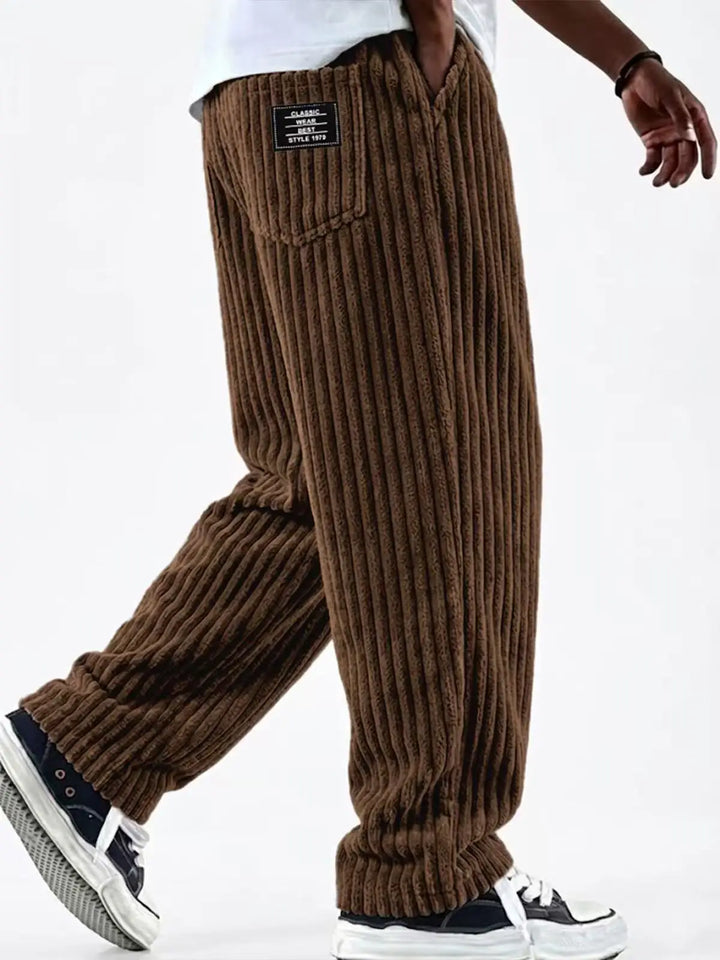 Static Line Corduroy Trousers