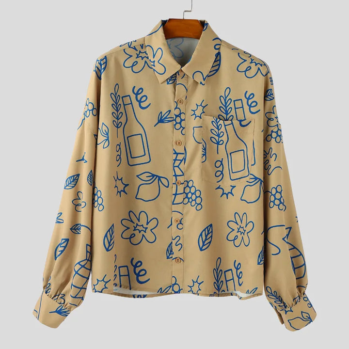 Autumn Cotton Button-Down