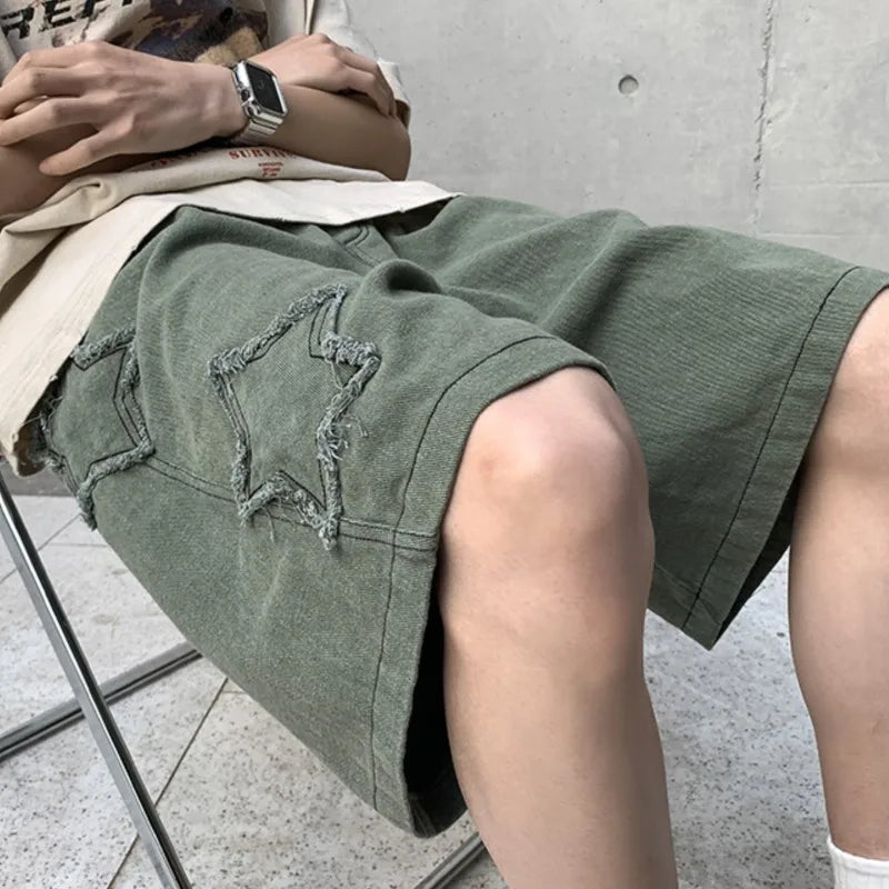Cosmo Cotton Patchwork Shorts