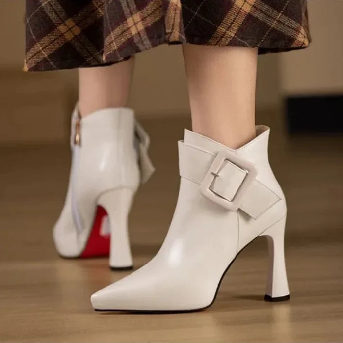 Celiá Ankle Buckle Stiletto Boots
