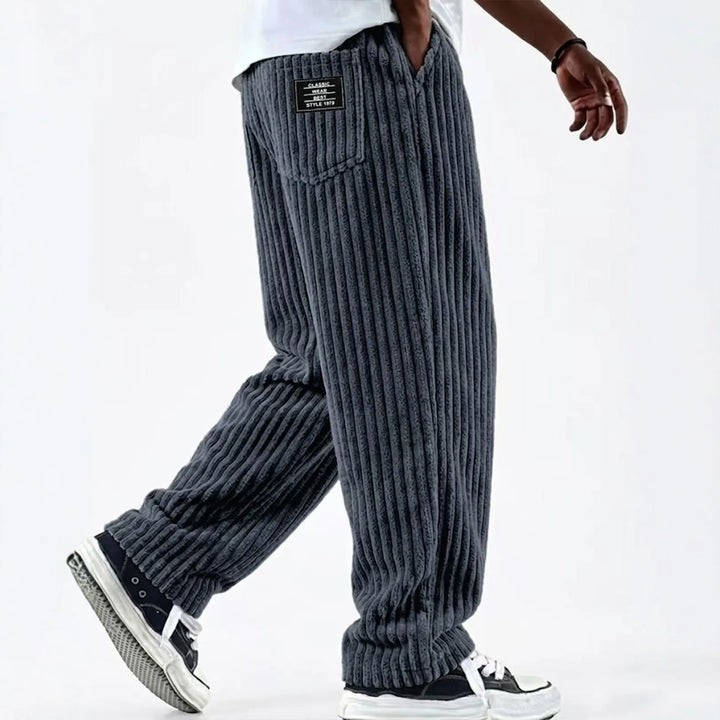 Static Line Corduroy Trousers