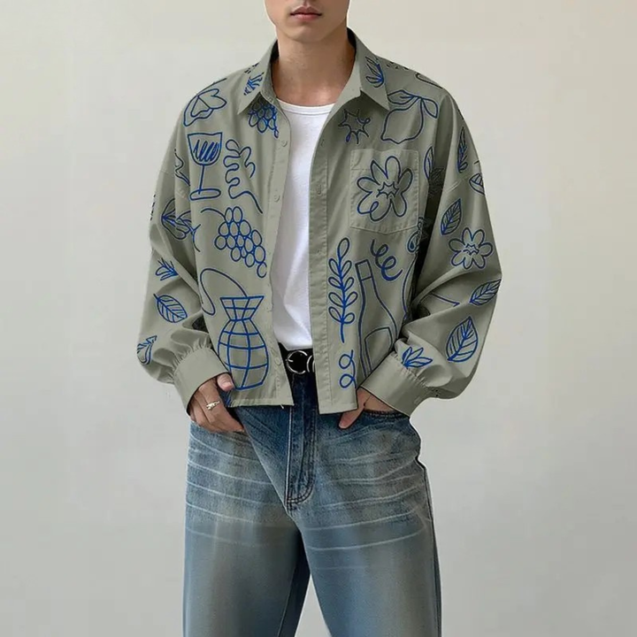 Autumn Cotton Button-Down