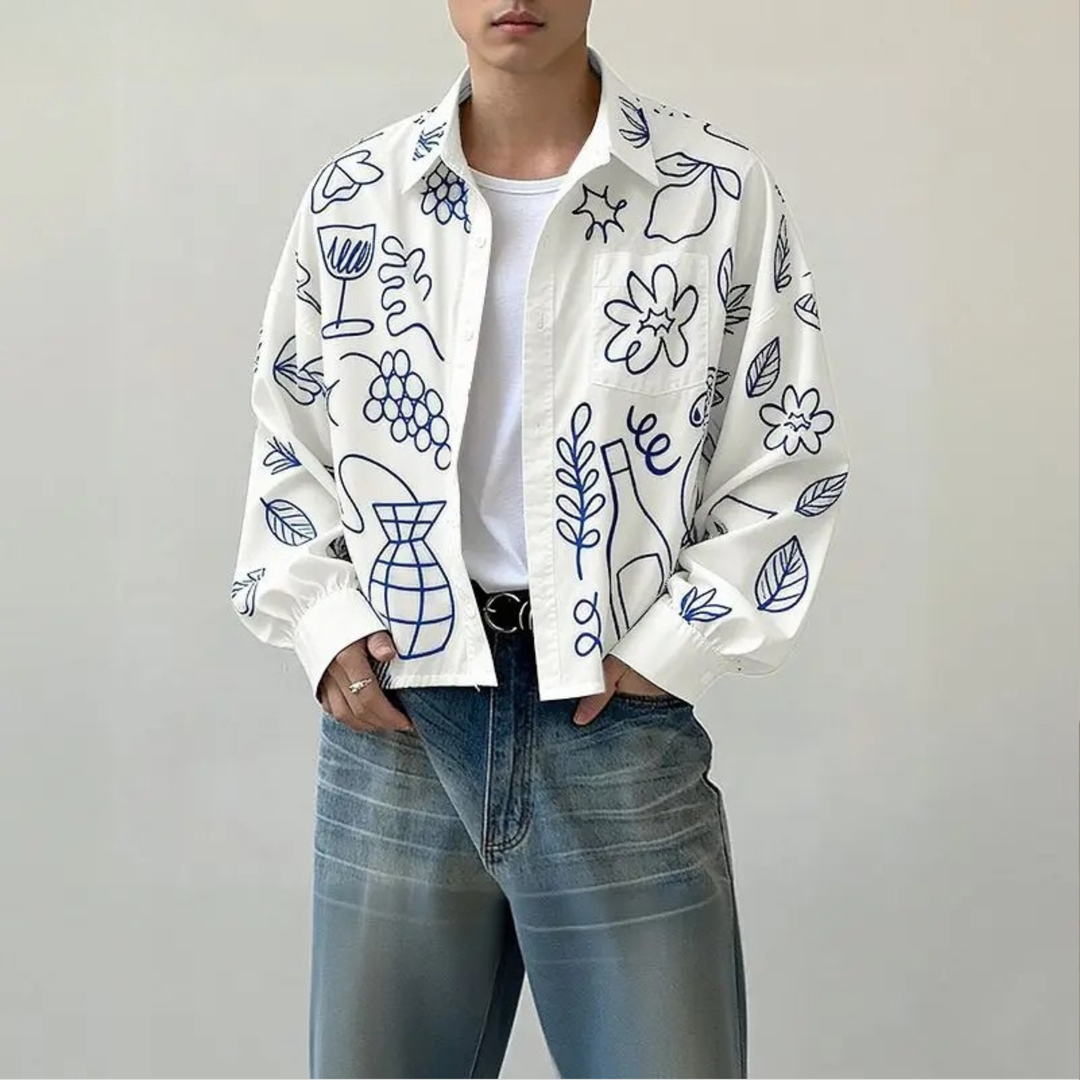 Autumn Cotton Button-Down