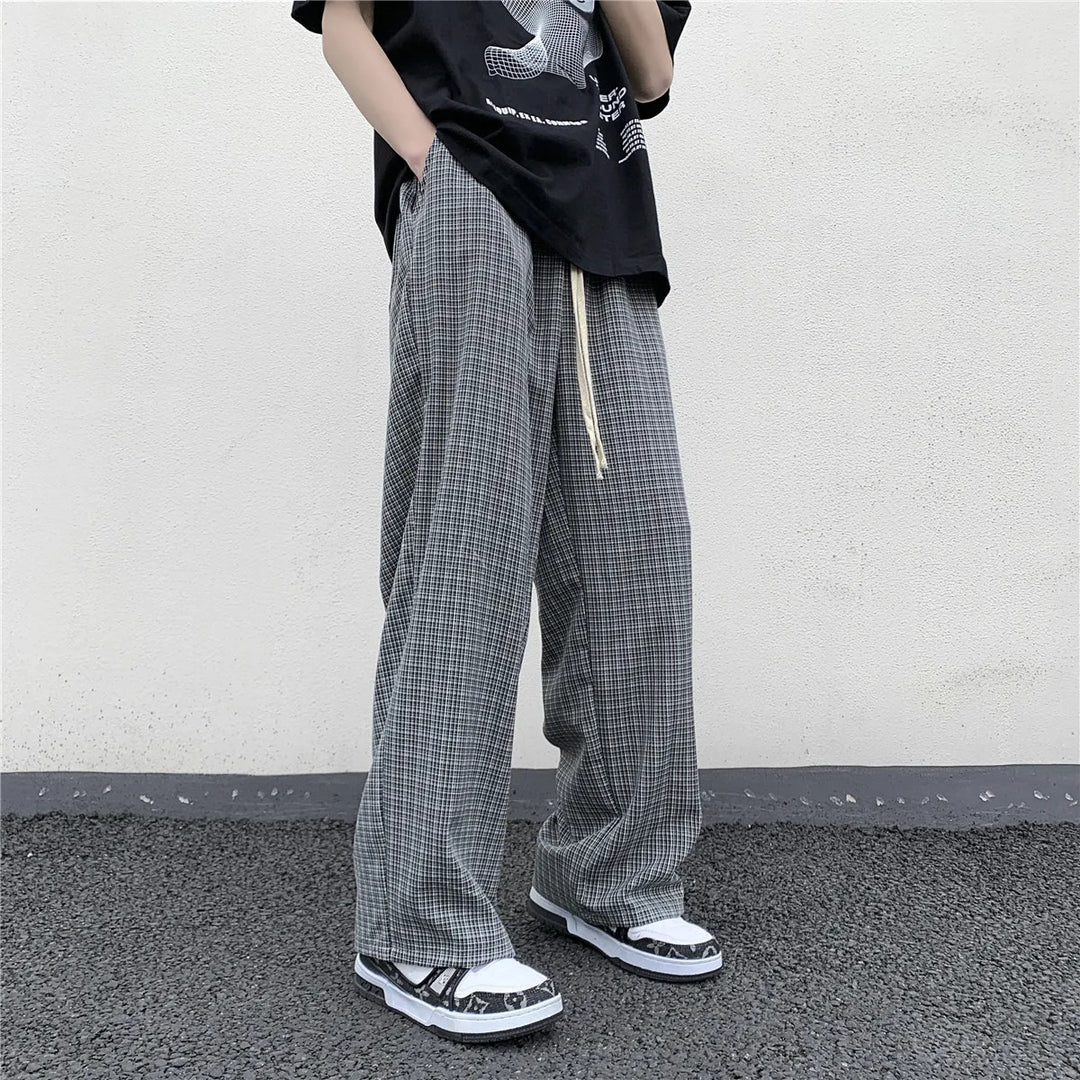 Monaco Plaid Cotton Pants